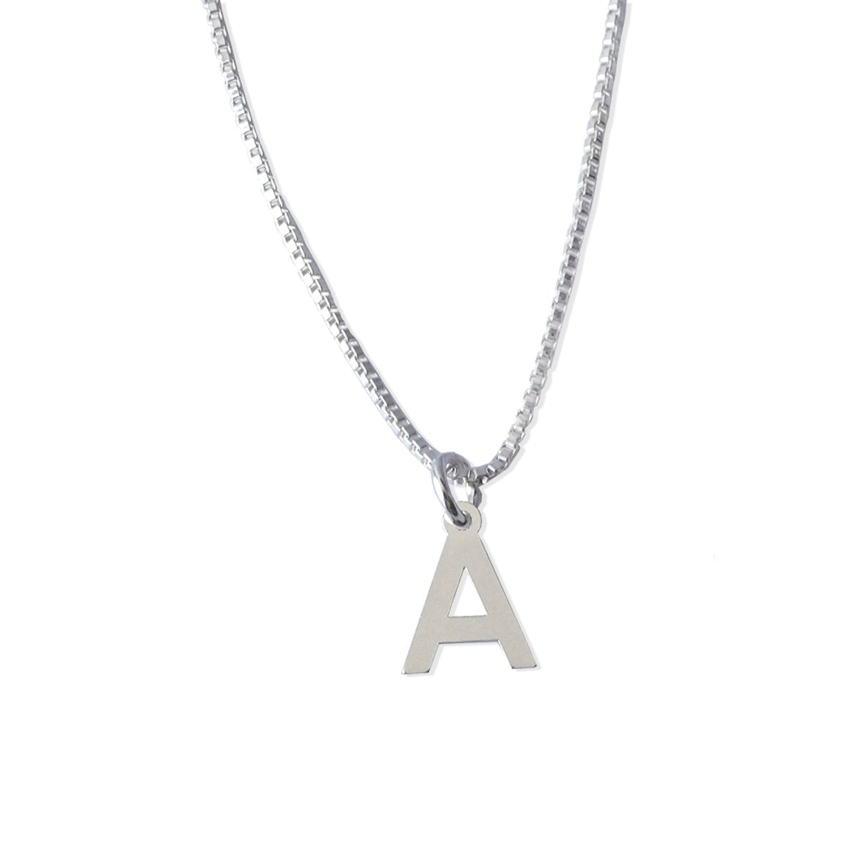 MABELITA - Cadena De Plata Mujer Con Inicial A