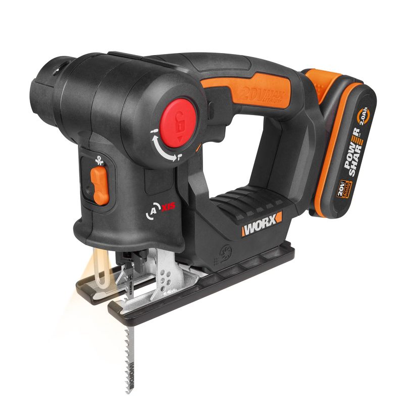 WORX - Sierra Caladora y Sable inalámbrica 20V Worx