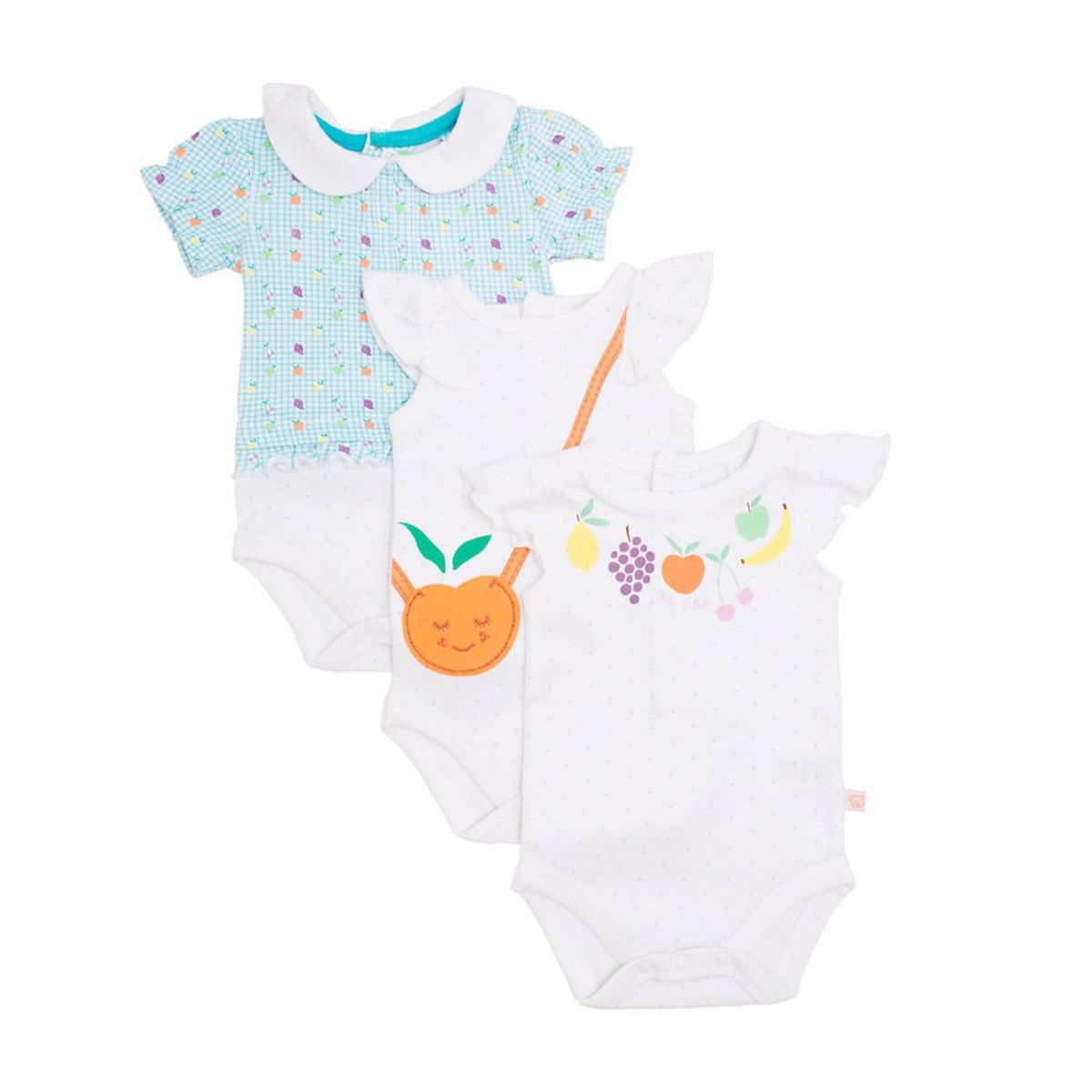 PILLIN - Pack Body Fruta Niña Multicolor Pillin PILLIN