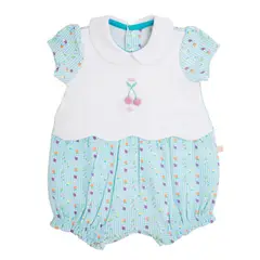 PILLIN - Mameluco Fruta Bebe Niña Celeste