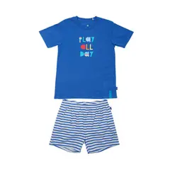 PILLIN - Pijama Niño Azul Eléctrico Pillín