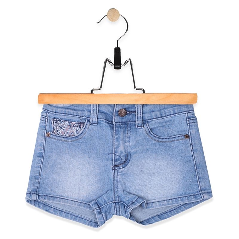 PILLIN - Short Denim Algodón Verano Niña Denim PILLIN