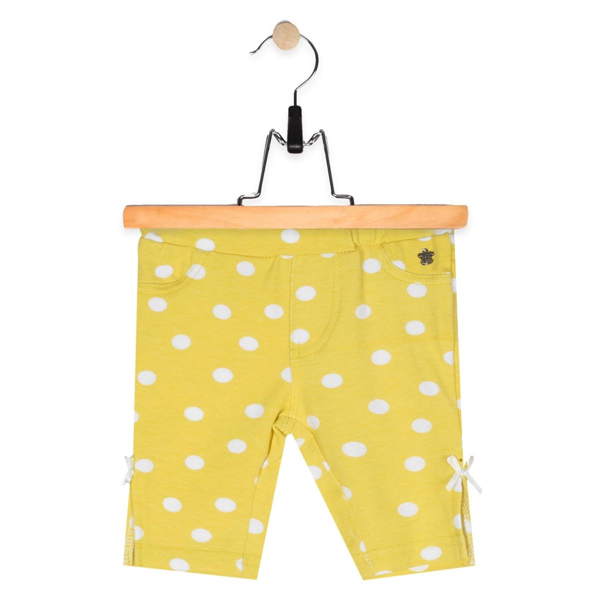 PILLIN - Calza Bebe Algodón Verano Niña Amarillo PILLIN