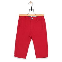 Pantalon Suspensores Bebe Algodón Invierno Niño Rojo