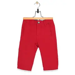 PILLIN - Pantalon Suspensores Bebe Algodón Invierno Niño Rojo