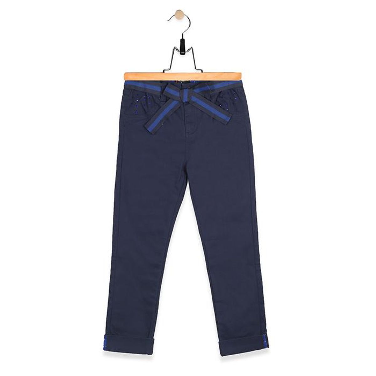 PILLIN - Pantalon Algodón Invierno Niña Celeste PILLIN