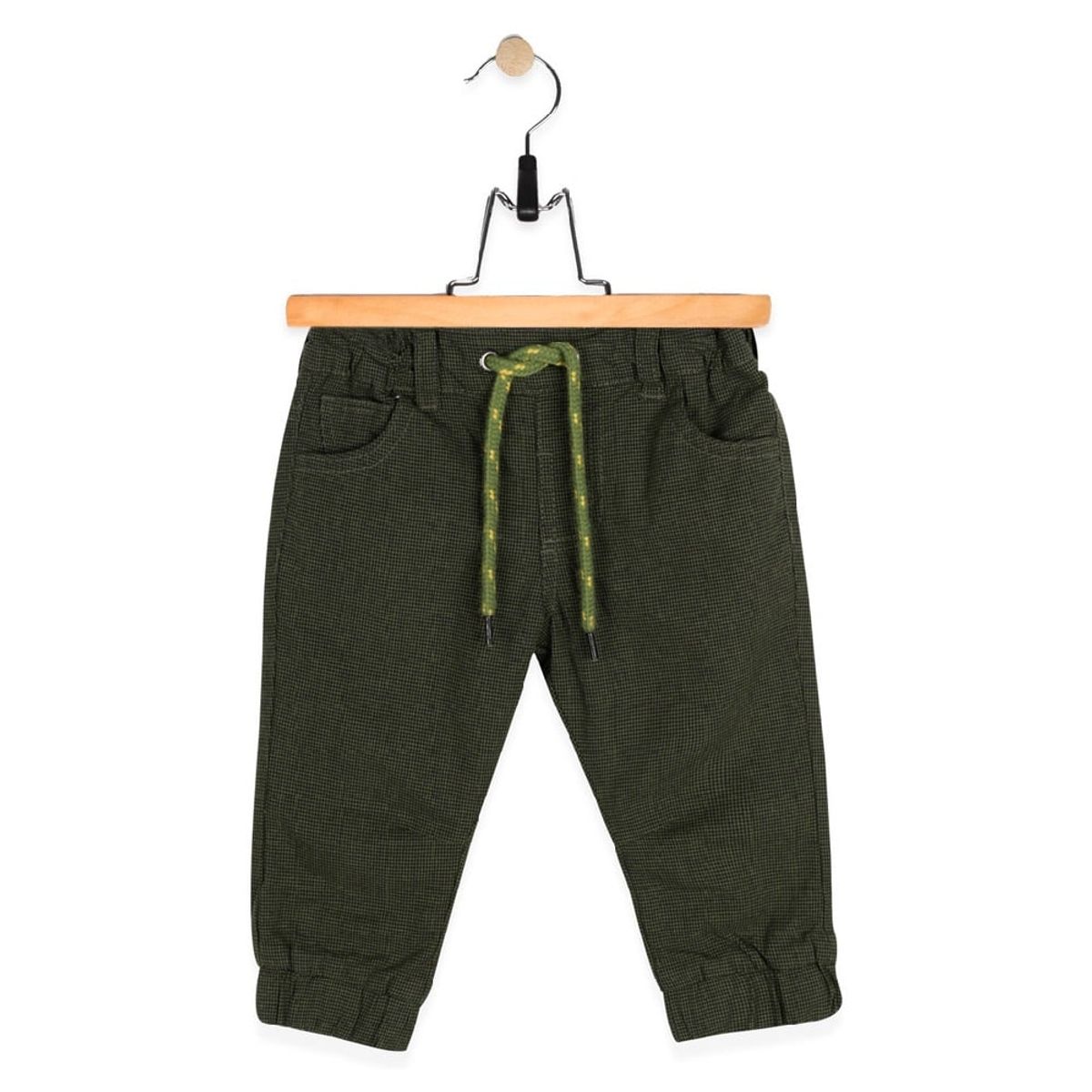 PILLIN - Pantalón Bebé Algodón Invierno Niño Verde PILLIN