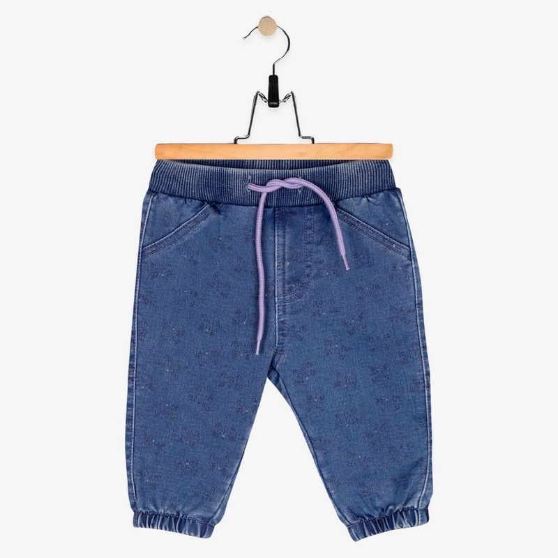 PILLIN - Jeans Jogg Newborn Bebe Jean Invierno Niña Azul PILLIN