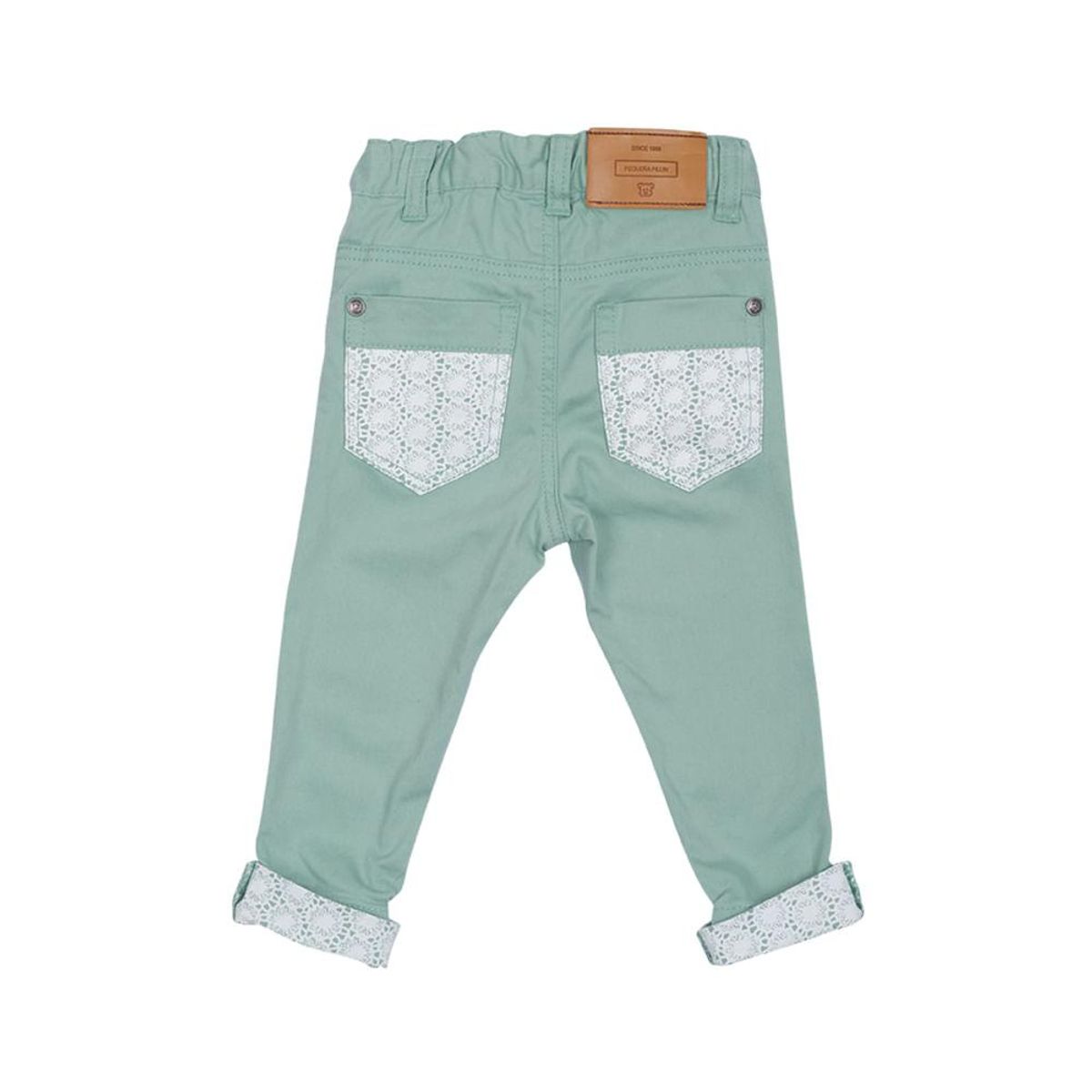 PILLIN - Pantalón Bebe Niña Verde Pillin PILLIN