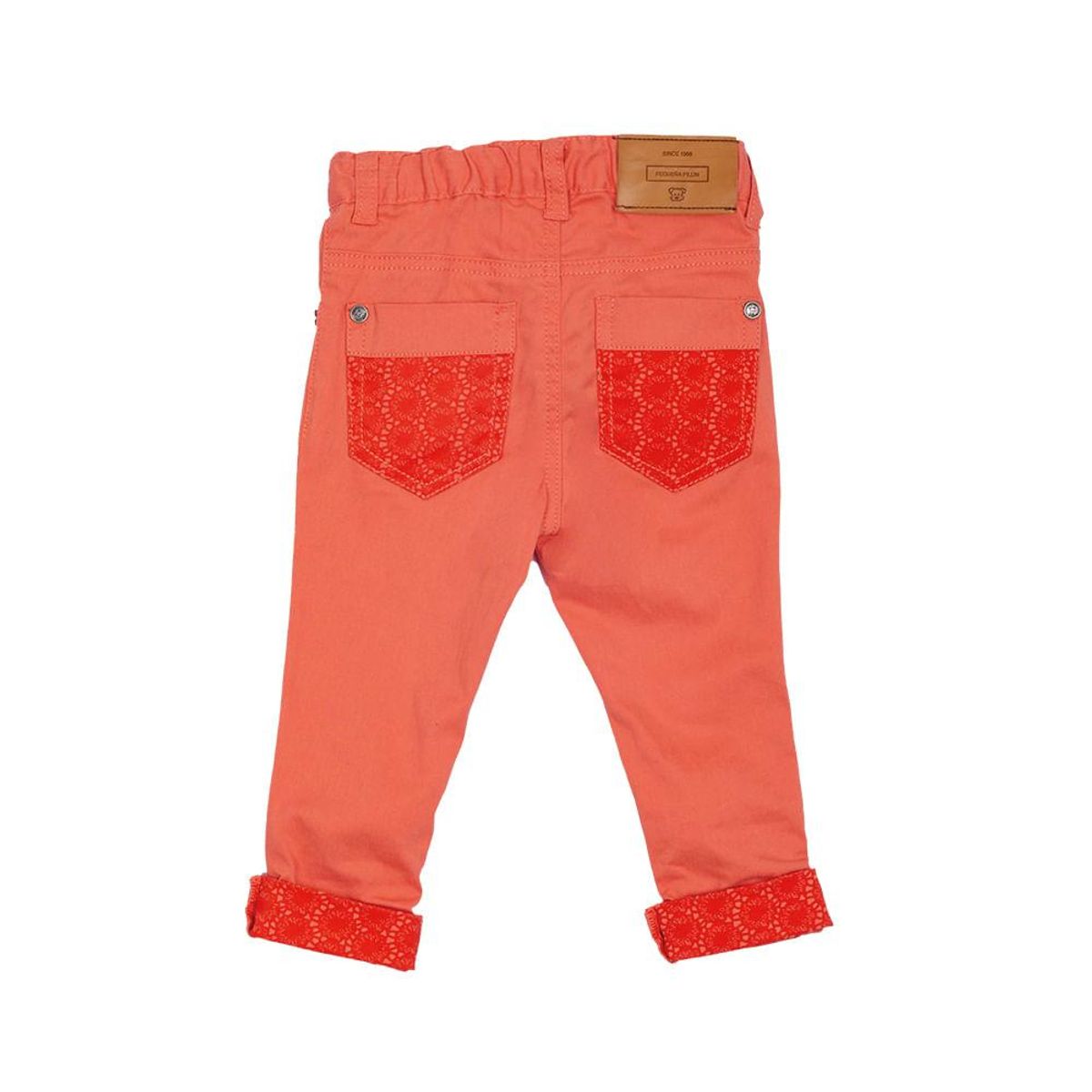PILLIN - Pantalón Bebe Niña Coral Pillin - Coral