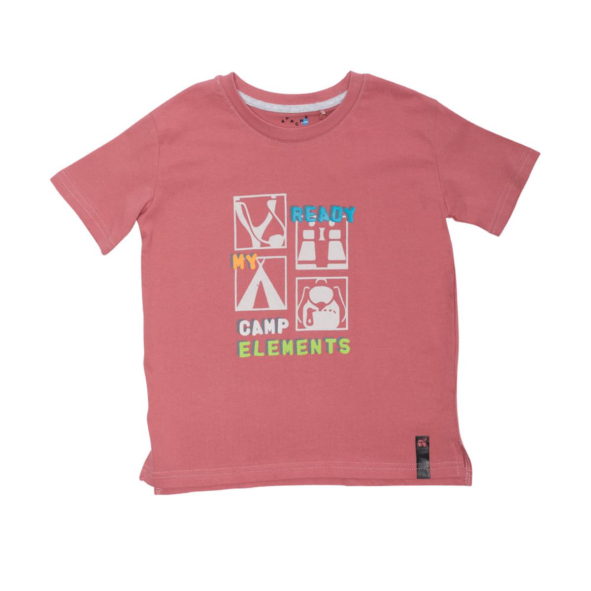 PILLIN - Polera Manga Corta Niño Rosa Pillin PILLIN