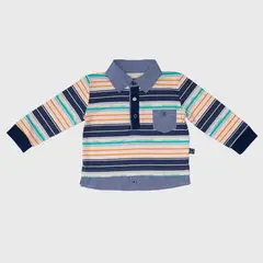 PILLIN - Polera Bebé Niño Azul - Azul