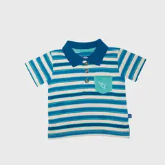 PILLIN - Polera Bebé Niño Azul