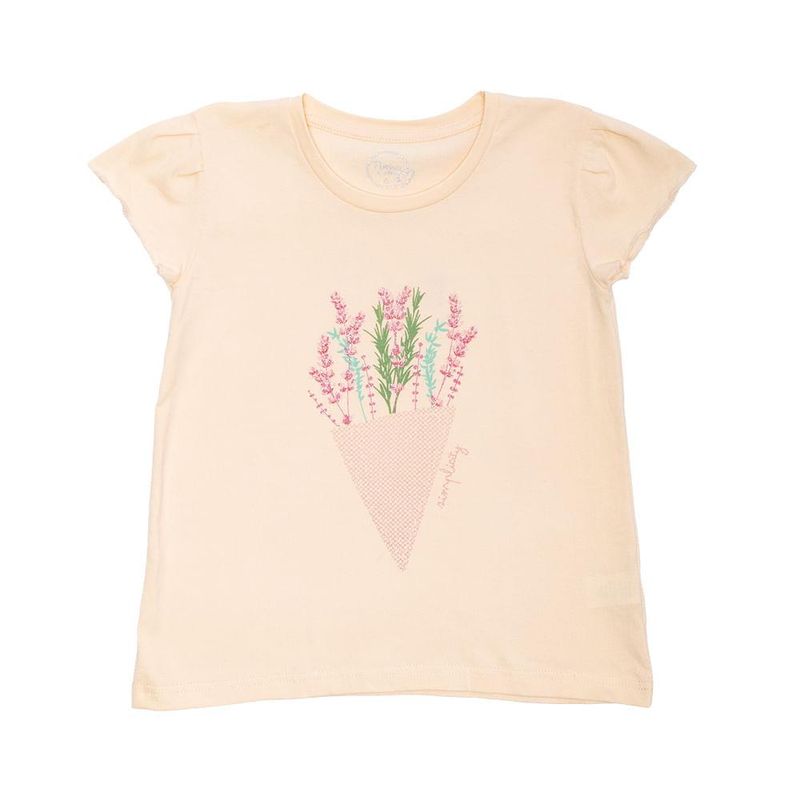PILLIN - Polera Manga Corta Niña Rosado Pillin - Rosa