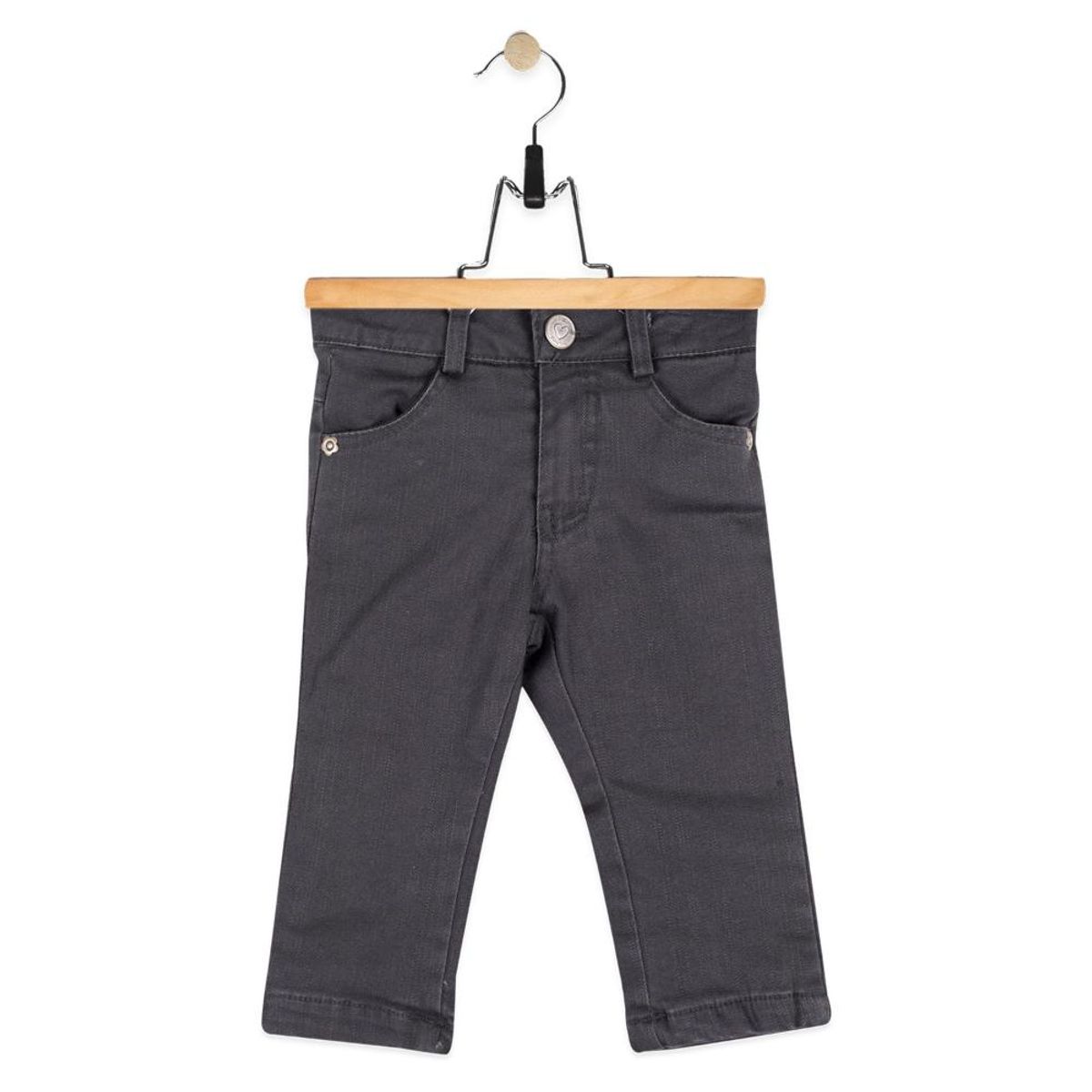 PILLIN - Jeans Bebé Algodón Invierno Niña Gris Oscuro PILLIN