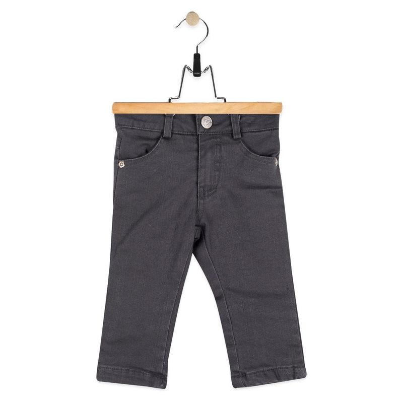 PILLIN - Jeans Bebé Algodón Invierno Niña Gris Oscuro PILLIN