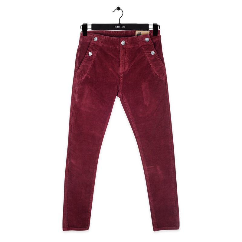 PILLIN - Pantalon Algodón Invierno Niña Rojo PILLIN