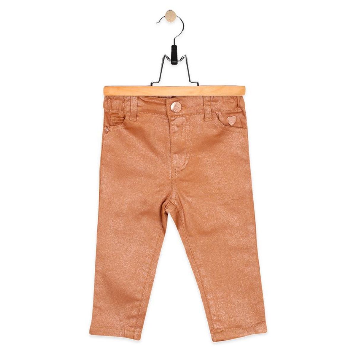 PILLIN - Pantalón Bebe Algodón Invierno Niña Café PILLIN