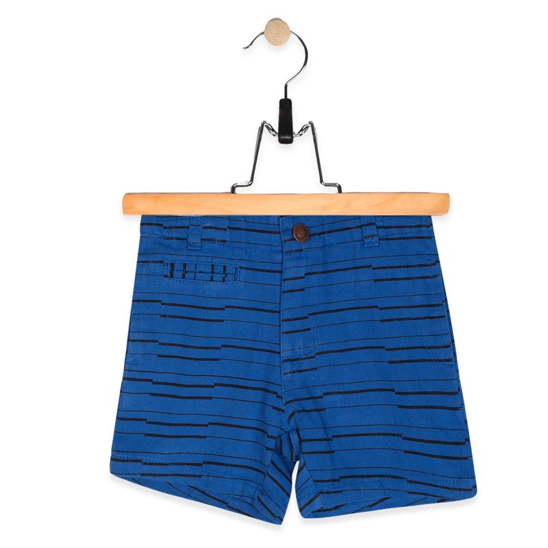 PILLIN - Bermuda Bebe Algodón Verano Niño Celeste PILLIN