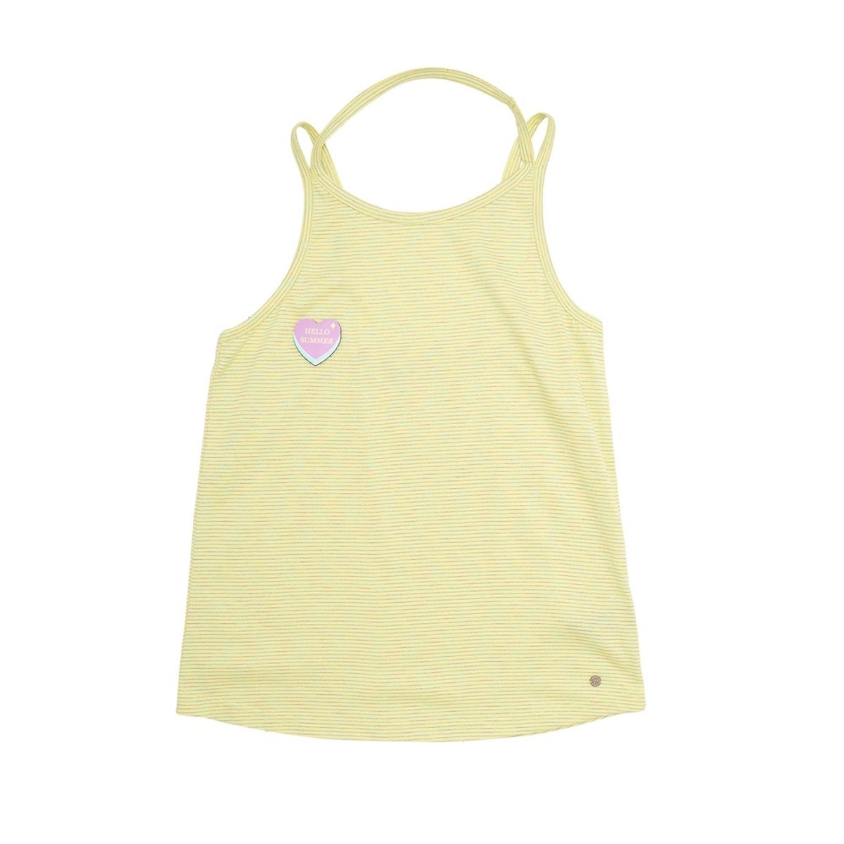 PILLIN - Polera Sin Mangas Algodón Verano Niña Amarillo PILLIN