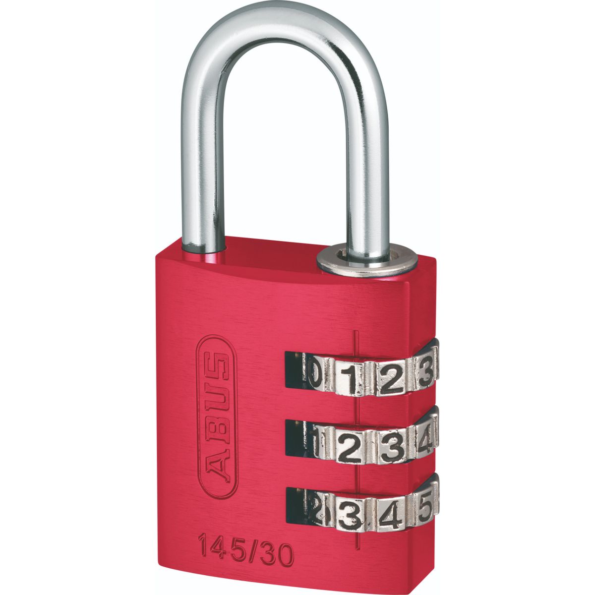 ABUS - Candado Serie 145 30mm Combinacion Rojo