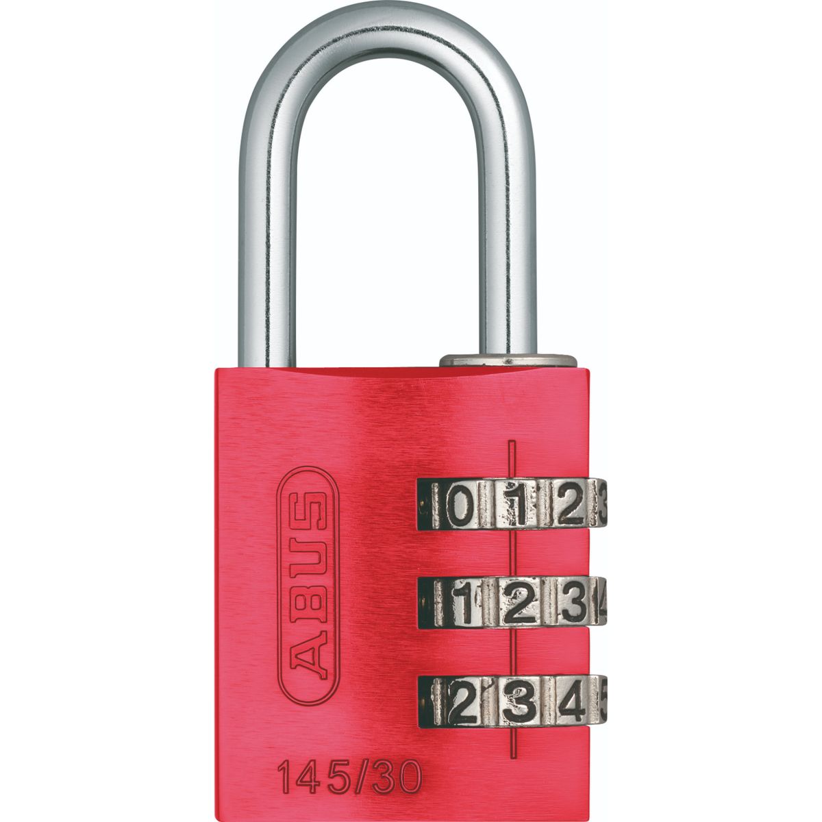 ABUS - Candado Serie 145 30mm Combinacion Rojo