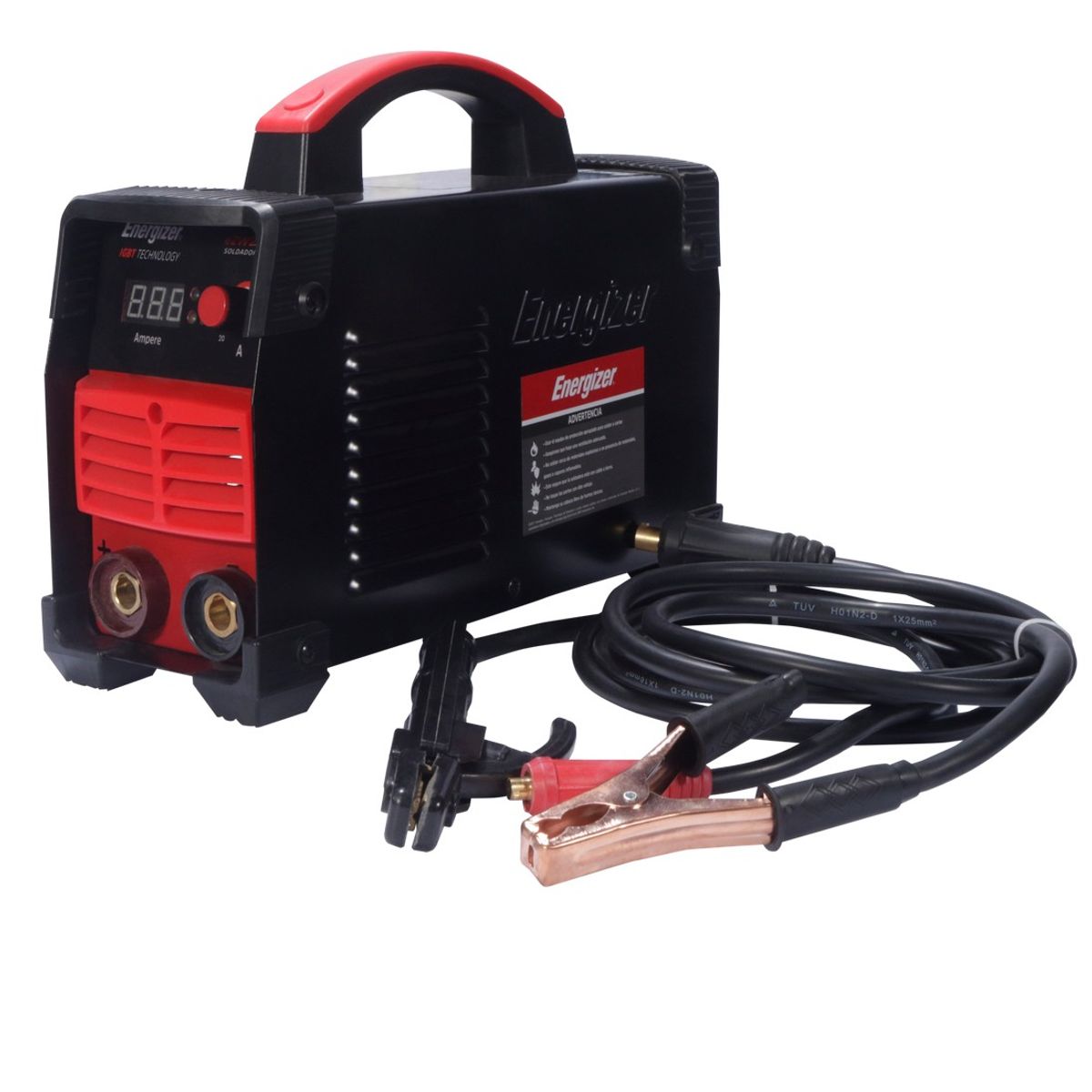 ENERGIZER - Soldadora Inverter Energizer EZW220L 20-180A Con Careta y Accesorios