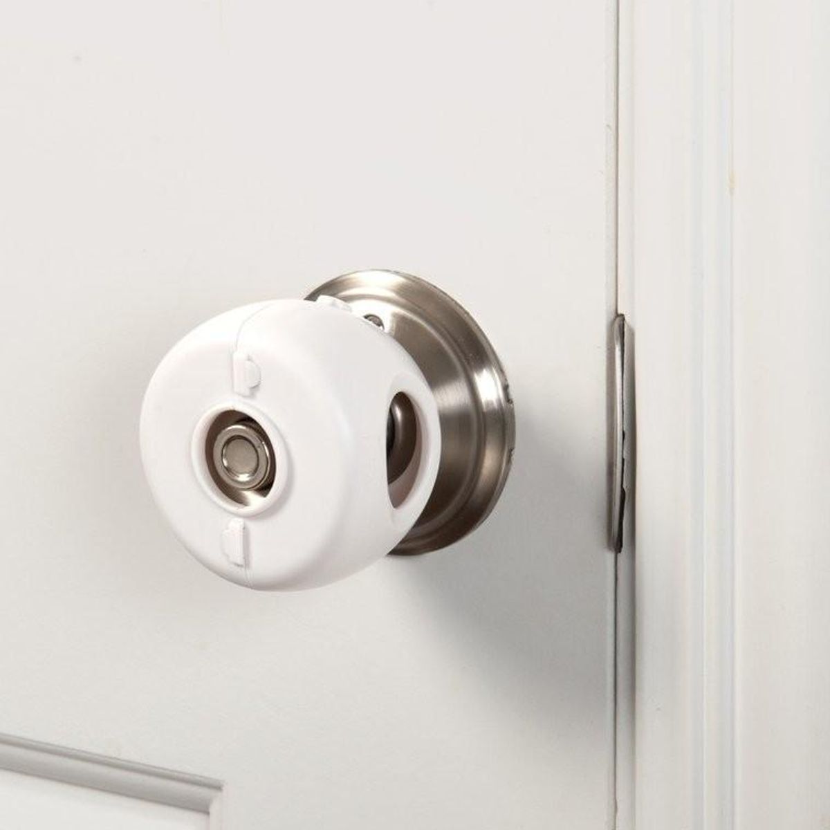 KIDCO - Bloqueador Puerta de Manilla Redonda (3 unidades) - Blanco