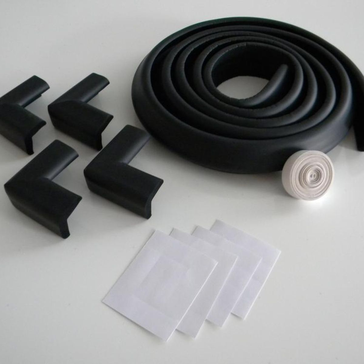 KIDCO - Pack Protectores para Bordes y Esquinas - Negro