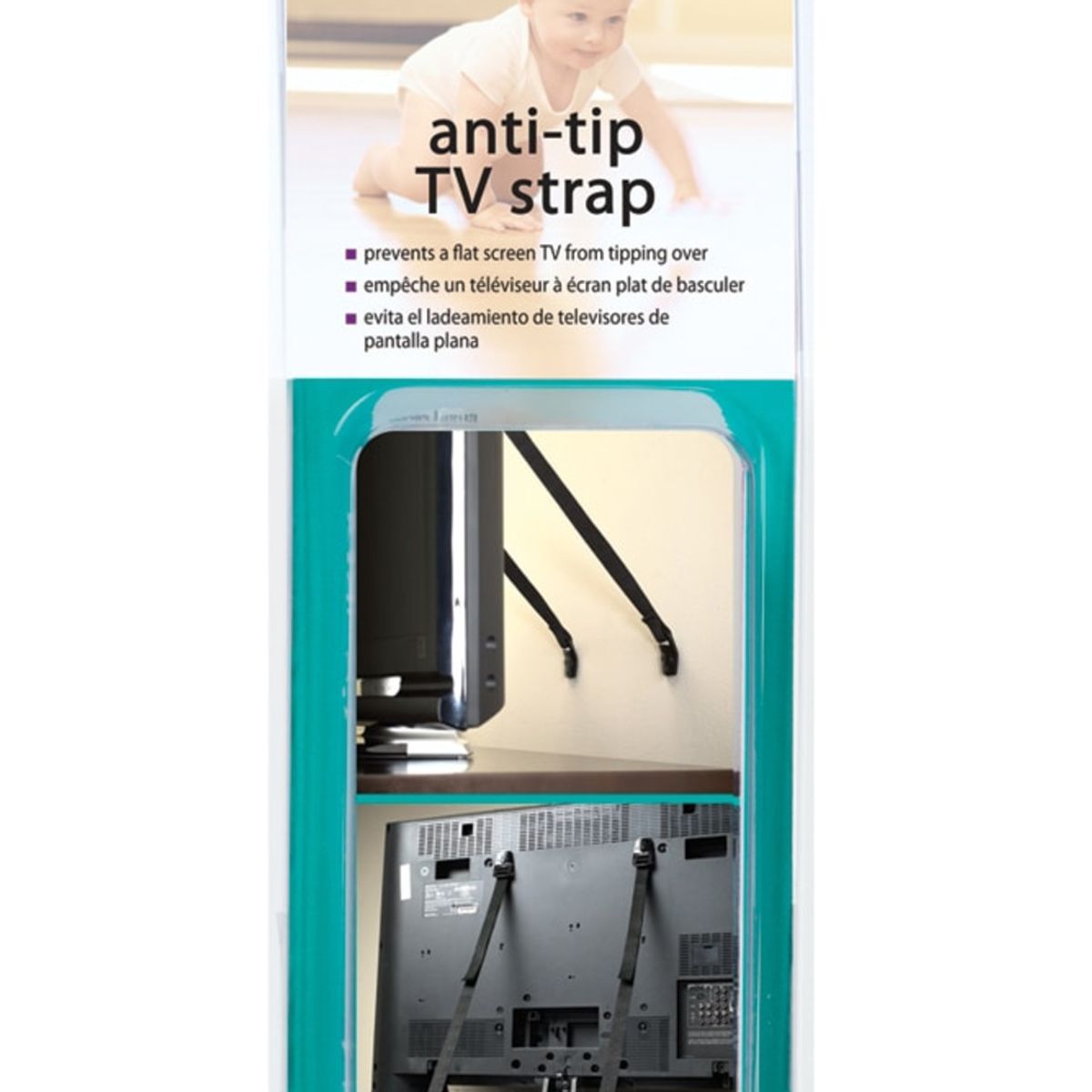 KIDCO - Protector anti-caida de TV - Negro