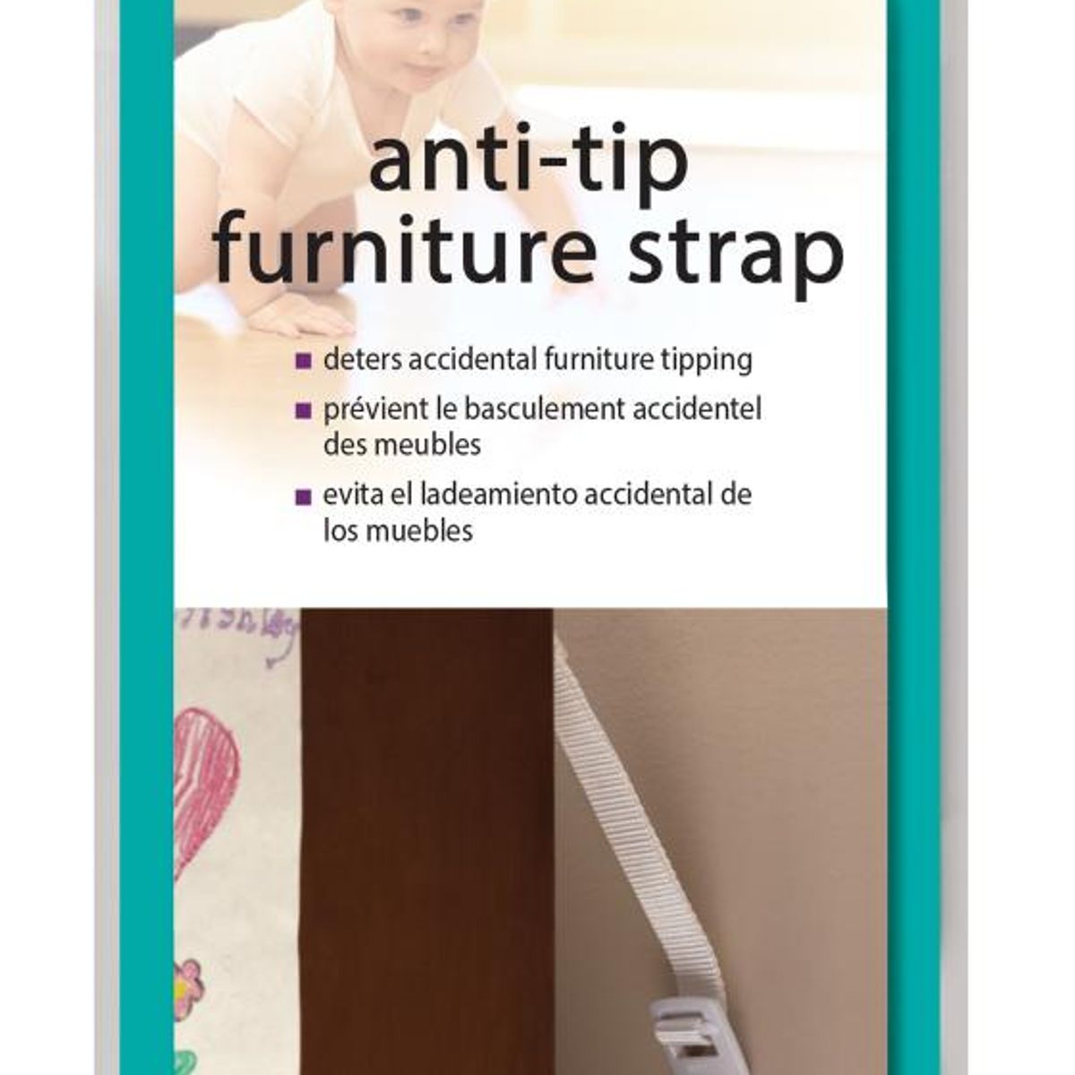 KIDCO - Protector anti-caída para Muebles - Blanco