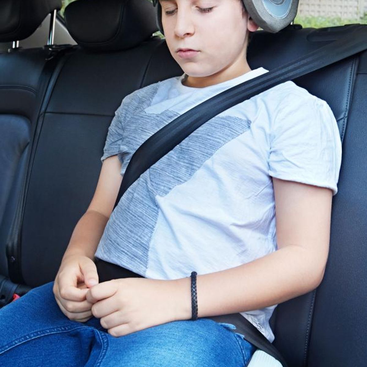 NAPUP - Sujeta Cabeza para Asiento de Auto - NapUp RIDE - - Gris