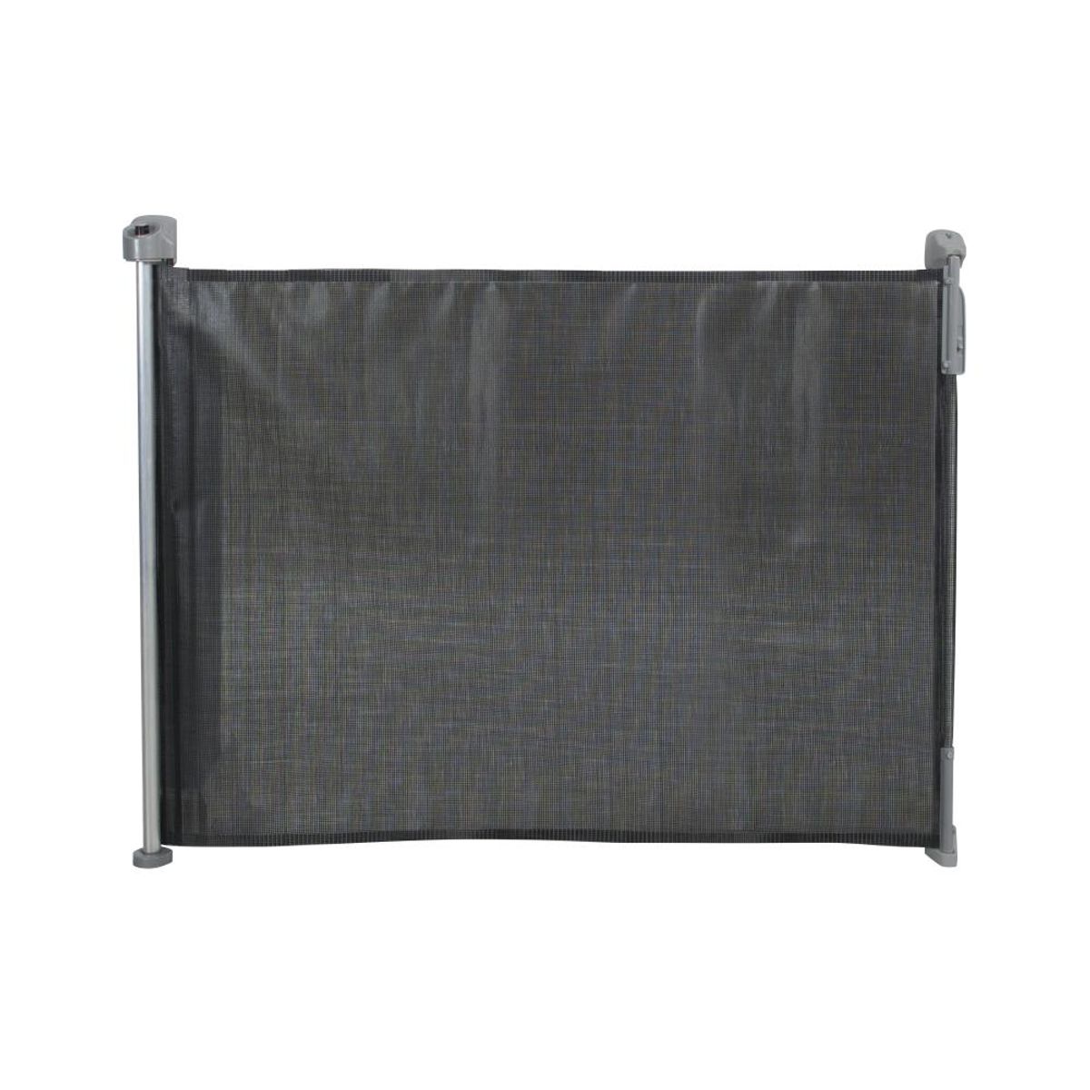 KIDCO - Puerta de Seguridad Retractil (ancho hasta 140cm) - Negro