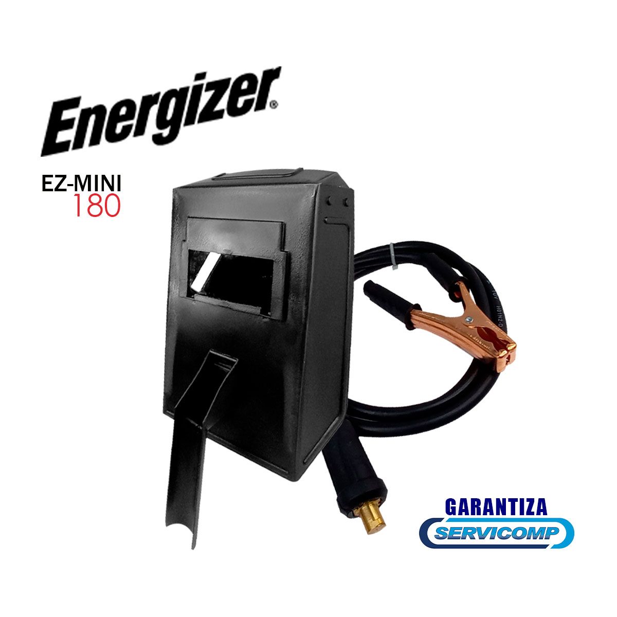 ENERGIZER - Soldadora Inverter Energizer EZ-180D Con Careta y Accesorios