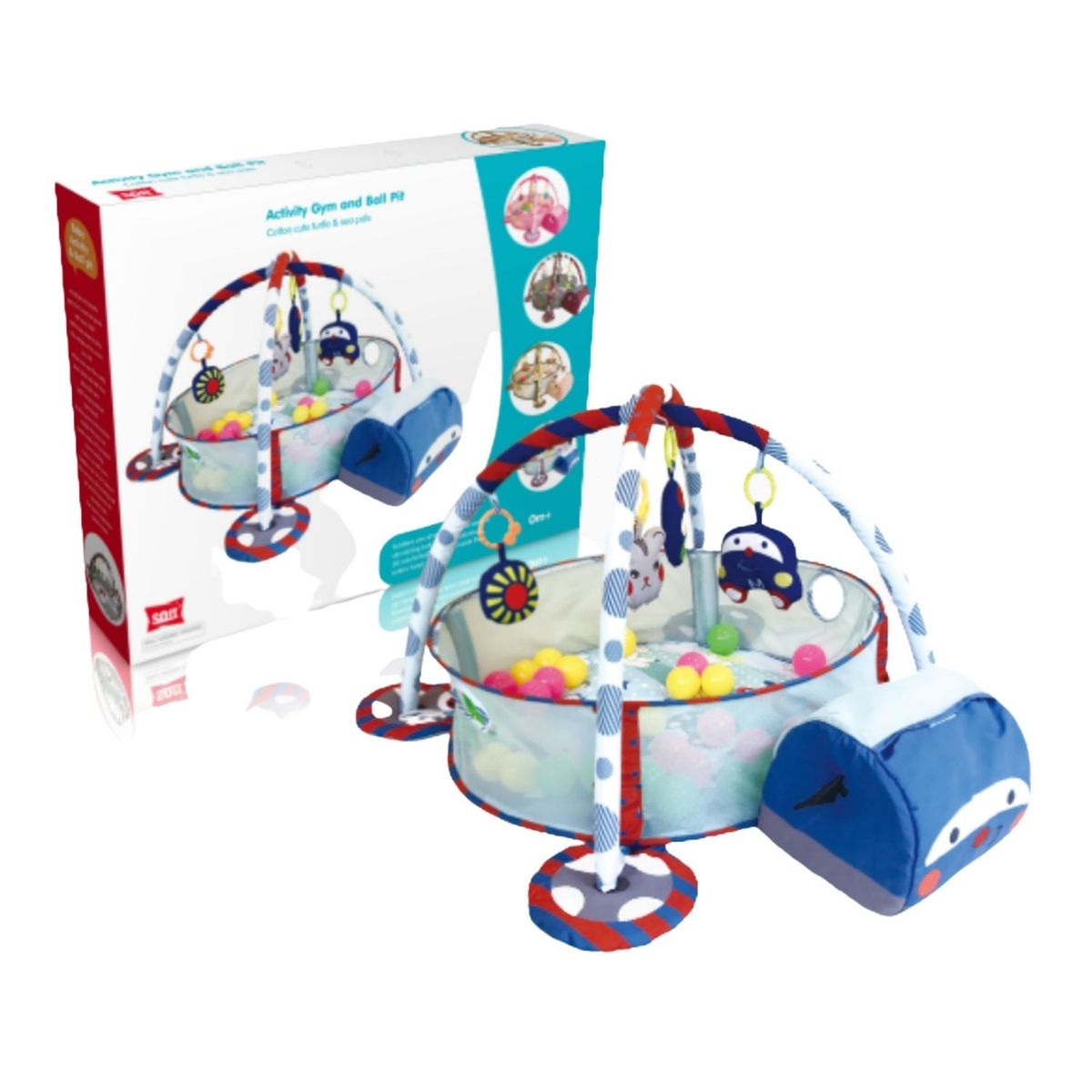 GENERICO - GIMNASIO PARA BEBE CON PISCINA DE PELOTAS