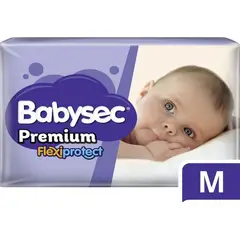 BABYSEC - Pañales Desechables Flexi Protect Talla M 20 un