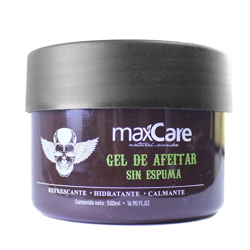 MAXCARE - Gel De Afeitado Para Barba Sin Espuma Cvl 500 ml