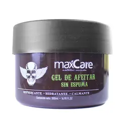 MAXCARE - Gel De Afeitado Para Barba Sin Espuma Cvl 500 ml