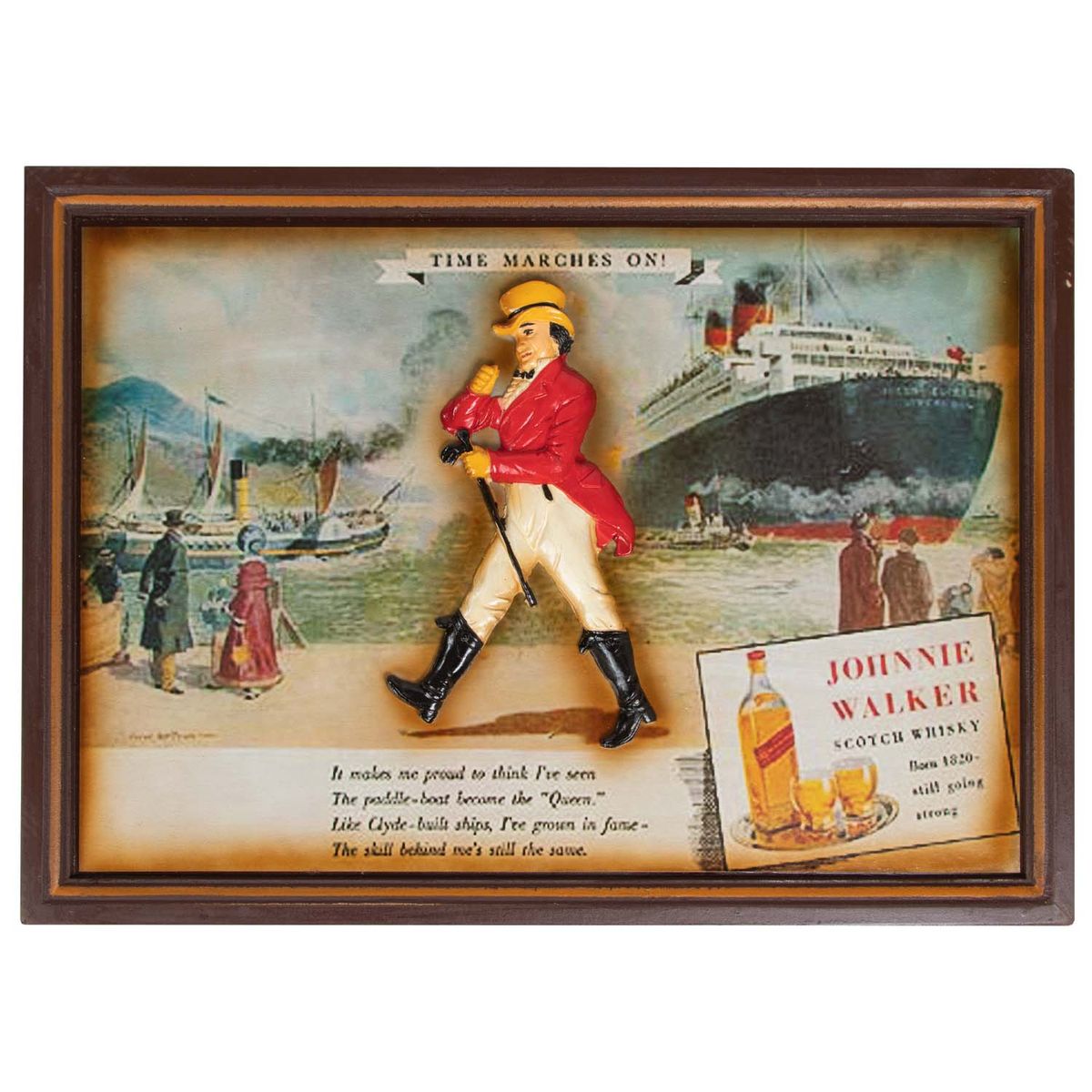 PROPLASTIC - CARTEL MADERA JOHNNIE WALKER