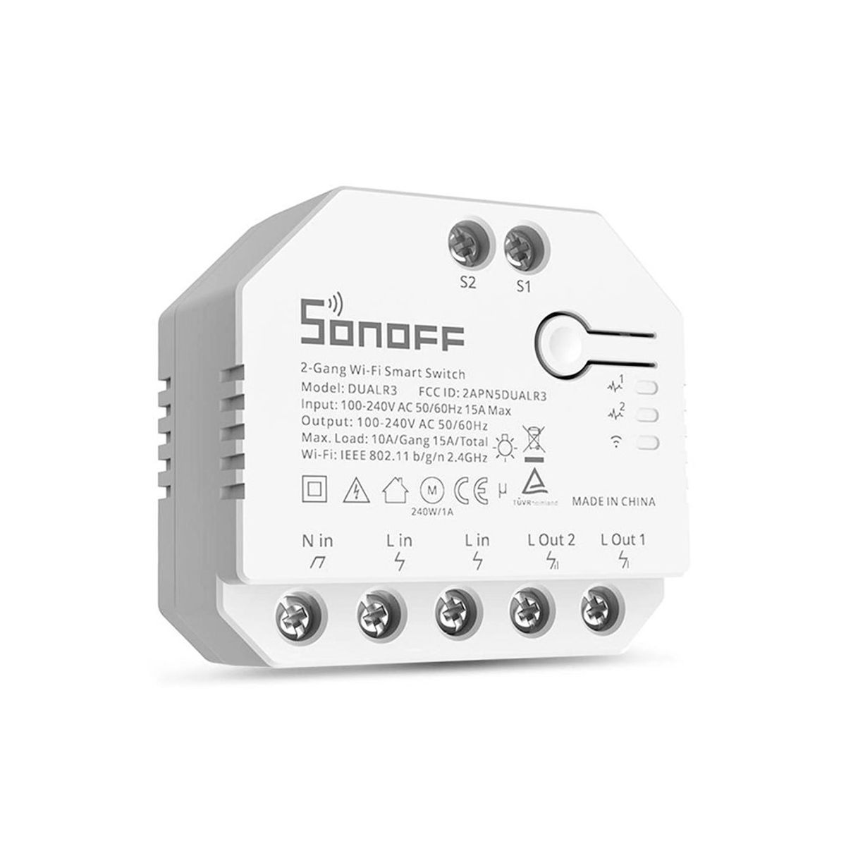 SONOFF - Interruptor Wifi Inteligente DIY DUALR3 Sonoff