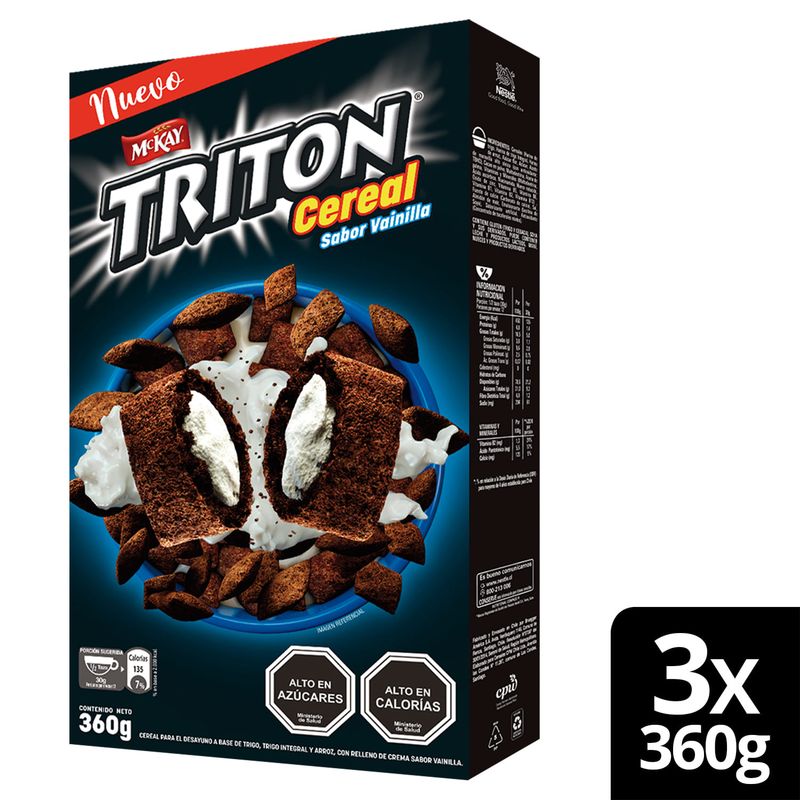 TRITON - Cereal Triton® 360g X3 Cajas