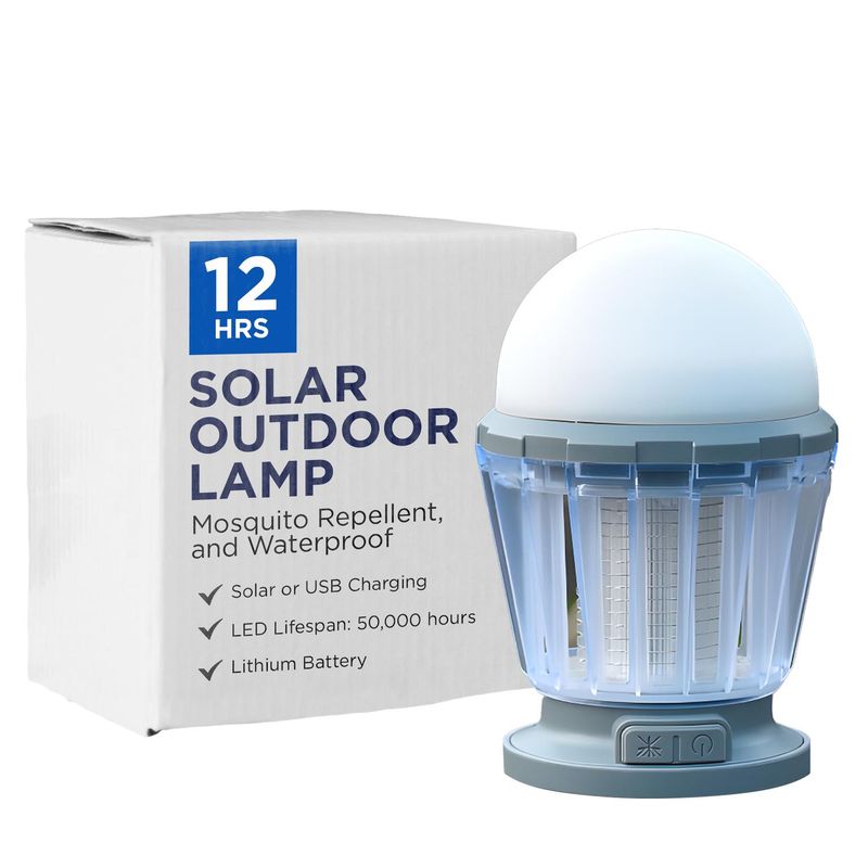 PRO OUTDOOR - LAMPARA SOLAR DE EXTERIOR LED ANTI MOSQUITOS