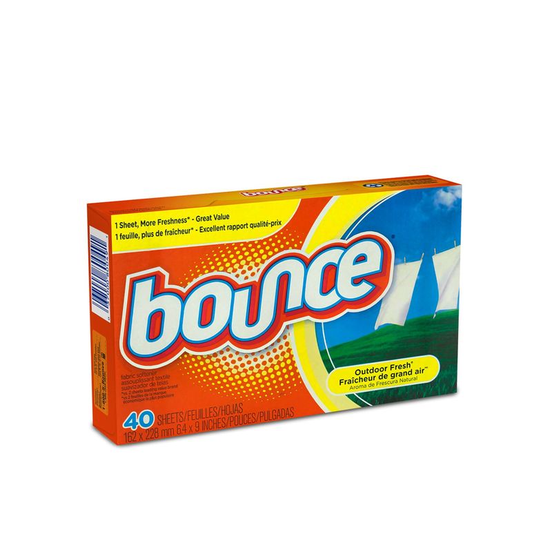 BOUNCE - Bounce Toallitas Suavizantes Antiestatica para Secadoras 40u