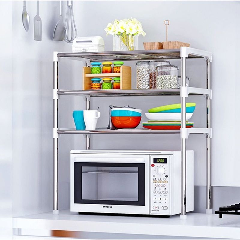 GENERICO - Rack 3 niveles estante organizador multiusos cocina / baño