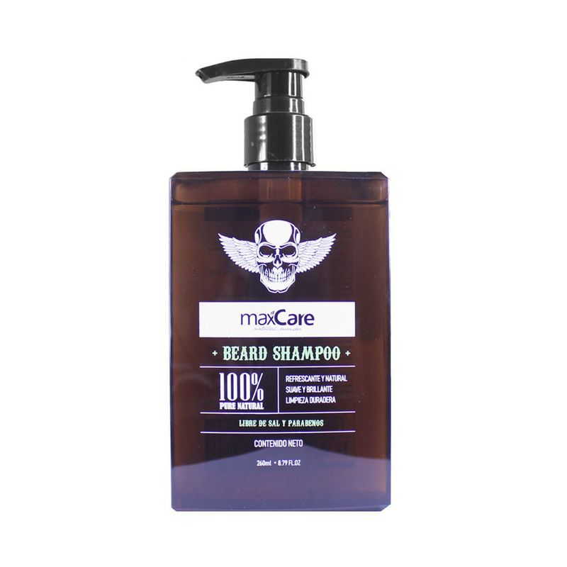 MAXCARE - Shampoo Nexcare Cvl para Barba - 260 ml.-