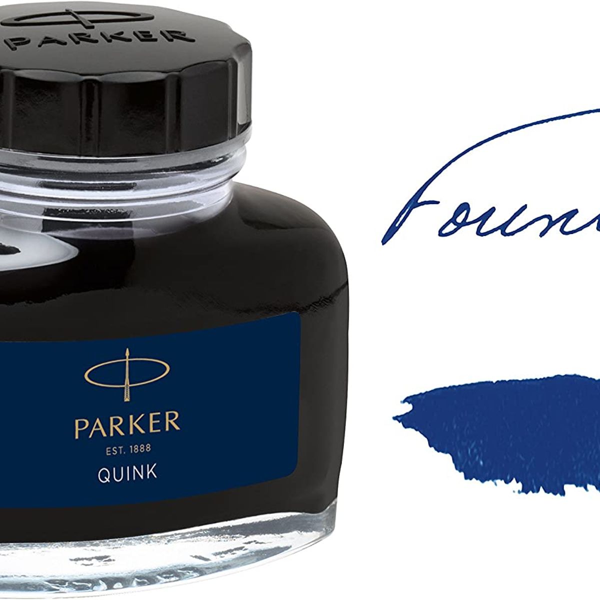 PARKER - Tinta Para Pluma Quink Botella Tintero Azul 57ml Parker
