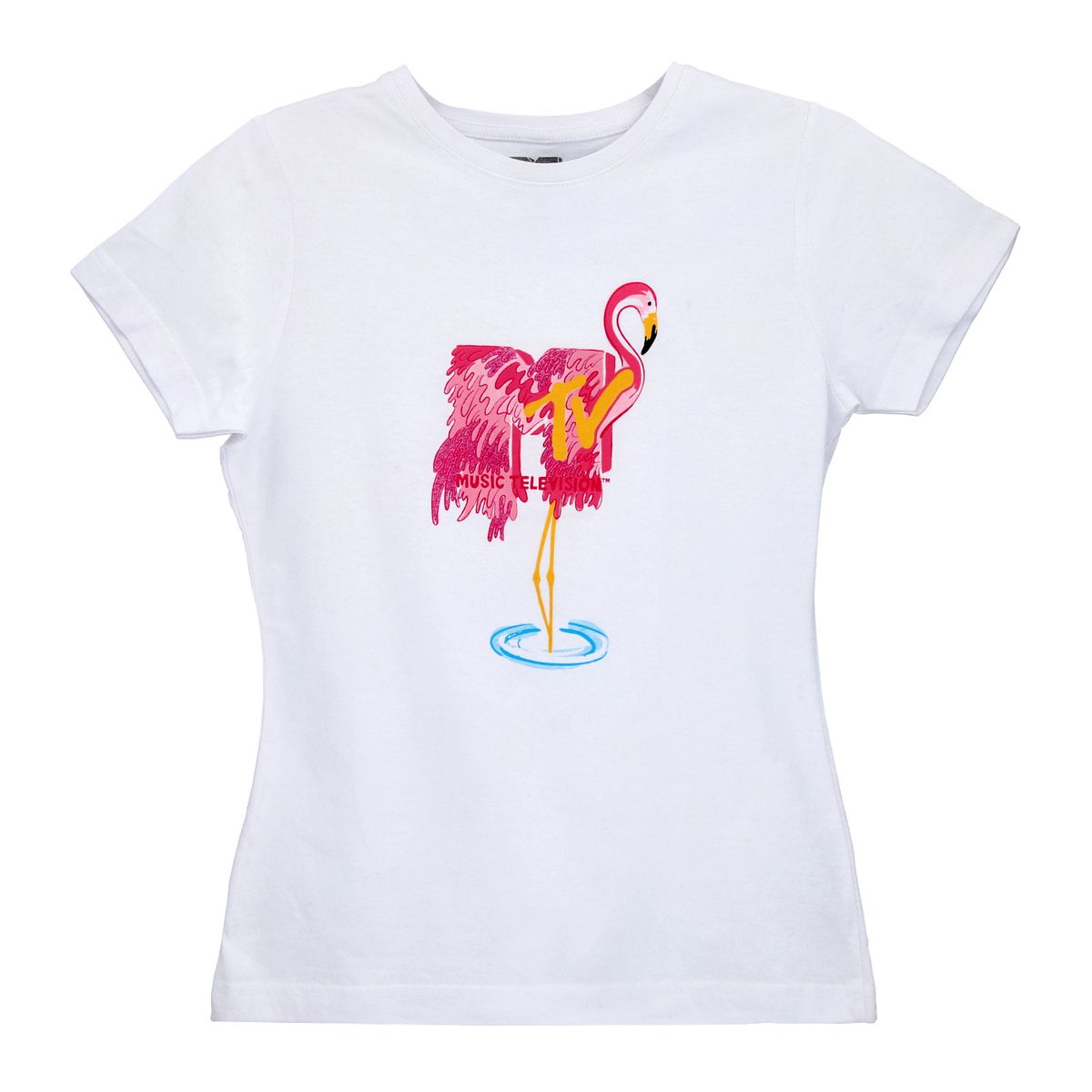 MTV - Polera Mujer MTV Flamingo