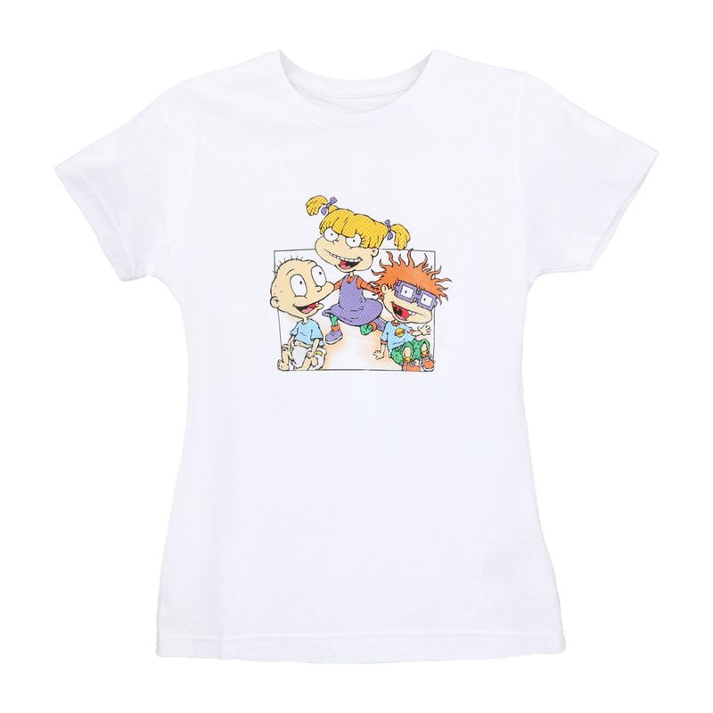 NICKELODEON - POLERA NICKELODEON MUJER RUGRATS BLANCO