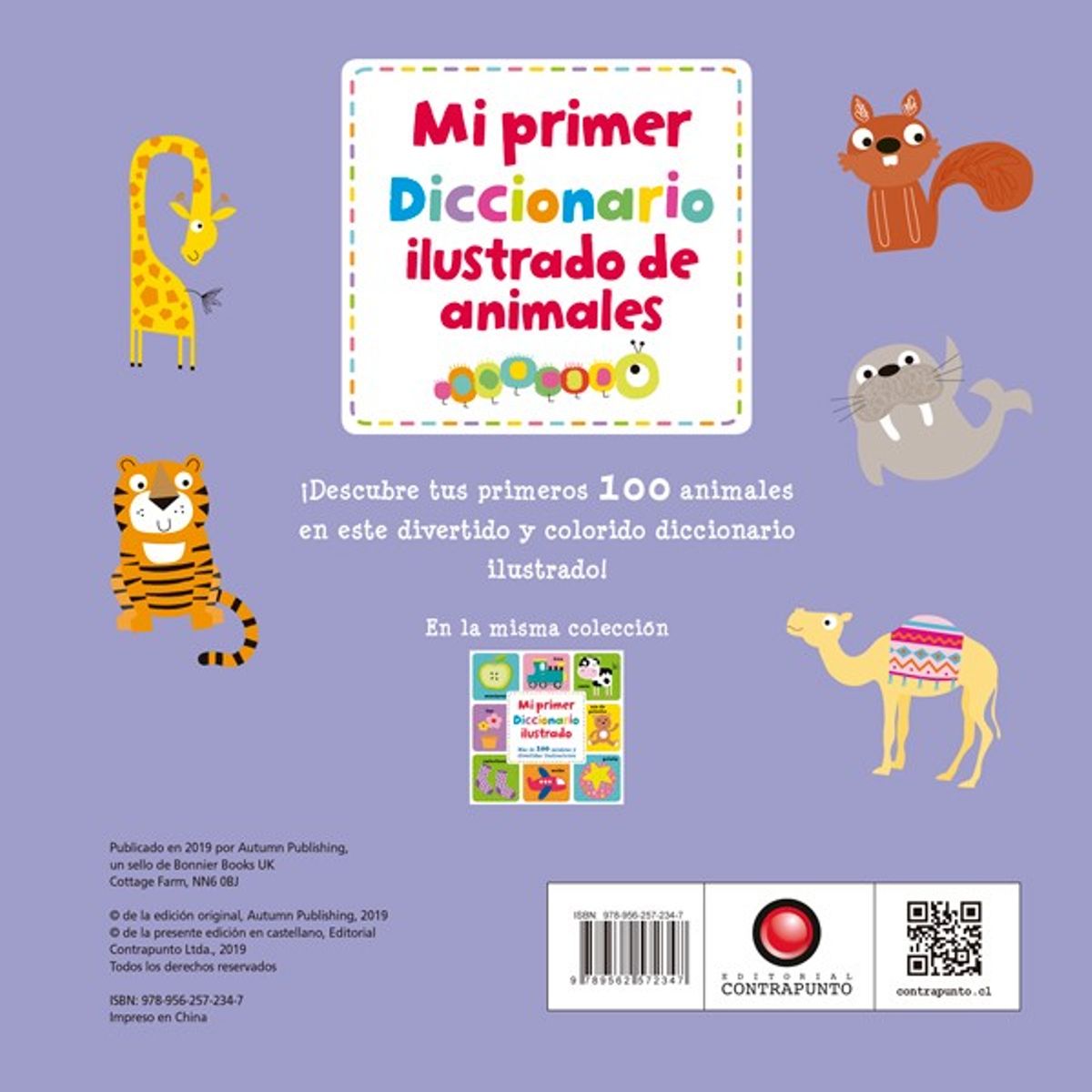 EDITORIAL CONTRAPUNTO - Mi Primer Diccionario Ilustrado De Animales