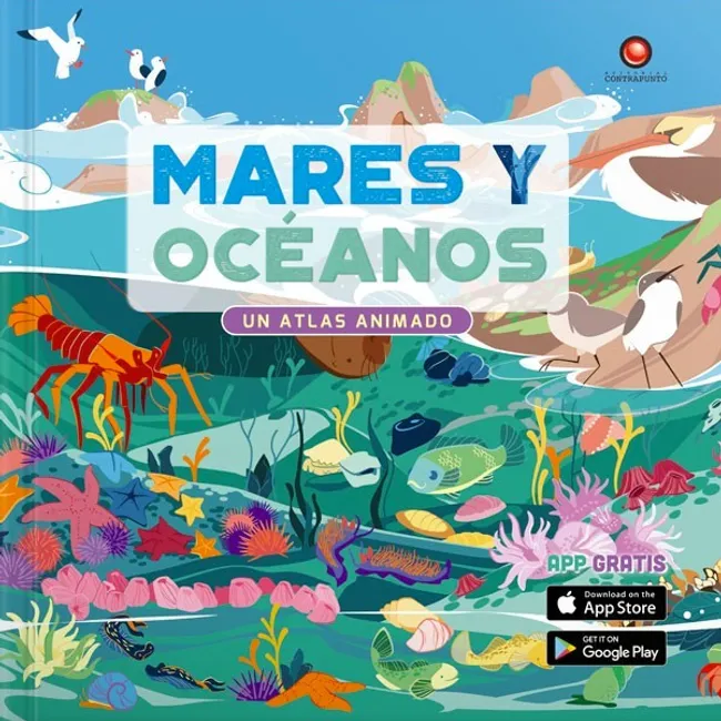 EDITORIAL CONTRAPUNTO - Atlas Animado - Mares Y Oceanos (Con App)